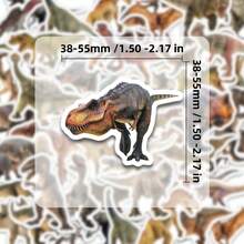 50PCS Dinosaur Stickers Pack, Waterproof Dino Decals For Water Bottles Laptop Skateboard Computer Phone Case Bike Helmet Travel Case Guitar Luggage Notebook, Cute Dinosaur Themed Stickers For Adults Teens, Creative Vinyl Stickers For Personalizing Daily Objects And Craft Projects, Durable Dino Sticker Set For Decorating Accessories And Gear, Fun Dinosaur Designs Sticker Collection For Office School Supplies - Multicolor - View 5