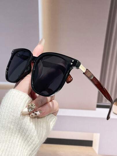 1pc Y2K Retro Driving, Travel, Beach Fashion Glasses For Men & Women, Summer Fashion