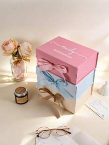 Customized Bridesmaid Gift Box, Empty Gift Box, Bridesmaid Box, Wedding Party Gift Box, Customized Wedding Party Box, Bridesmaid Proposal Gift Box - Multicolor - View 5