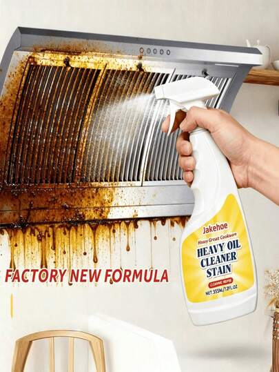 jakehoe 30ml/100ml/355ml Heavy Duty Degreasing Cleaning Spray - Deep Cleaning For Oil And Grime | Easy Wipe Kitchen And Household Cleaning Products