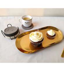 1pc Elegant Gold Cake Stand, Suitable For Wedding And Birthday Party Occasions - Multicolor - View 7