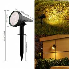 1pc/Box Solar LED Lawn Light, Outdoor Path Light, Suitable For Outdoor, Garden, Steps, Corridor, Yard, Solar Powered, Outdoor Decorative Landscape Lighting - Multicolor - View 13