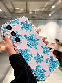 1个幸运蓝海龟软手机壳，兼容华为荣耀、Galaxy A04e/12/A13/A14/A34/A50/A52/A53/A54/S21/S22/S23/S24/S25/S25Ultra/S25FE/S26/S26 Plus/S26 Ultra/S26 Edge、6A/7A/8A、12T/13T/15T/15T Pro，国际版 - 無色 - 查看 7