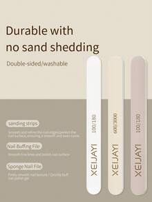 XEIJAYI 三层美甲灯护理套装，包含底油、亮油、哑光油、抛光海绵、脚趾分离器，DIY美甲套装 - 彩色 - 查看 4