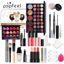 Bộ trang điểm đa năng POPFEEL, bao gồm kem nền che phủ toàn diện và son môi lên màu chuẩn, những vật dụng làm đẹp thiết yếu cho lễ Eid Al-Fitr. - trắng - Xem 6