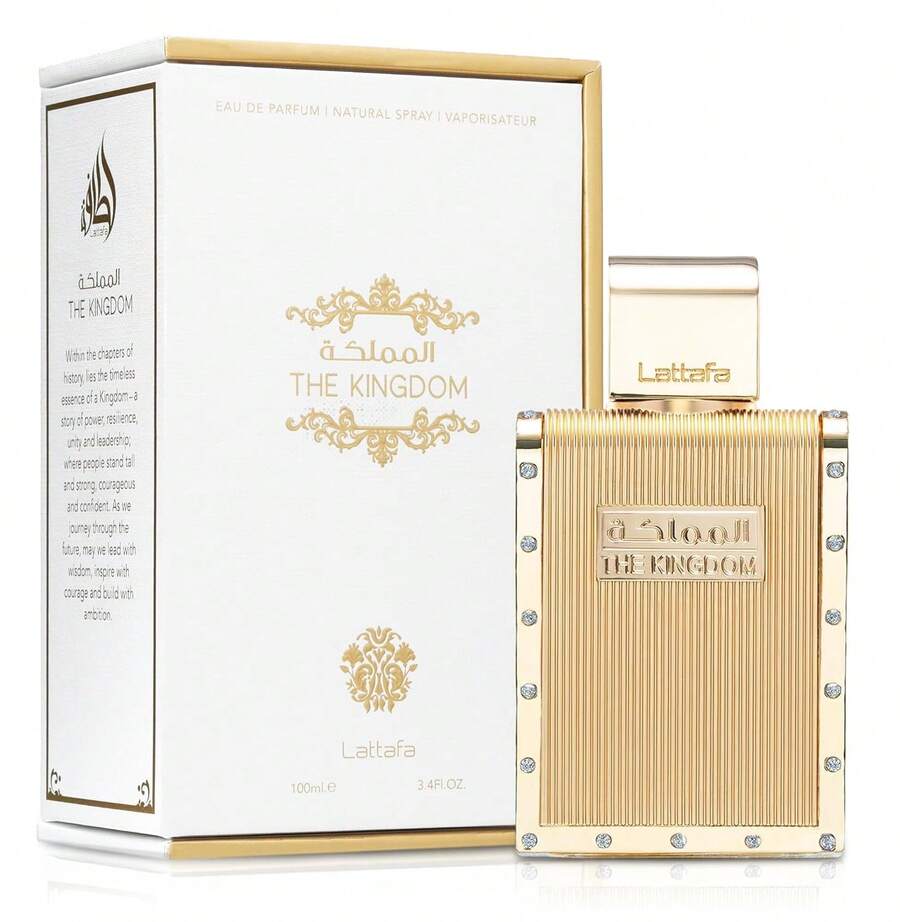 Lattafa The Kingdom Eau De Parfum For Men 3.4 Oz / 100ml - Long Lasting Aromatic Woody Vanilla Cologne - 東方 - 查看 1