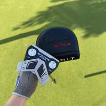 1pc ENCORE SPIRIT Low Torque Series Push Putter, 86.36cm Right-Handed, Matte Black Steel Shaft And Black & White PU Grip, High Stability Precision Putter, Suitable For Golf Practice, Suitable For Male And Female Golfers, Professional Right-Handed Putter - Black - View 11