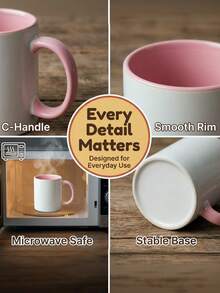 1pc Custom Photo&Name Mug, Custom 11oz Bicolor Mug, Best Mom Mug,Custom Mug With Names, Art Effect Mug,Custom Name Coffee Mug, Personalized Name Mug, Personalized Mug, Personalized Mug With Name,Bicolor Mug, Warm Gift, Ideal For Mother's Day Gift Father's Day, Birthdays, Anniversaries, Wedding Gift, Couples Gift, Best Gift For Dad, Husband, Gift For Him - Multicolor - View 6