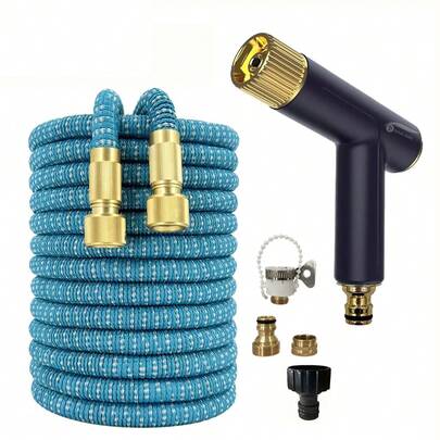 2026 Expandable Magic Hose, High-Pressure Car Wash, Water Spraying Functions, Water Gun, Home Garden Watering Hose Garden Hose 25ft-150ft