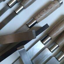 1pc 3mm Thick Multi-Purpose Chisel, Beechwood Solid Wood Woodworking Chisel, 65Mn High-Speed Steel Vintage Handmade Chisel Set, Harder, No Curling, More Sharp And Durable (2 Handle Styles Randomly Sent) - pegangan kayu - View 10