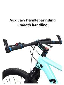 Puños de manillar de aleación de aluminio para bicicleta de montaña MOTSUV, mangas de manillar de cuerno de vaca con bloqueo de colores, accesorios de ciclismo - Multicolor - Ver 7