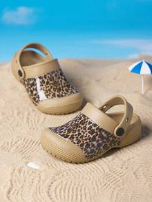 1 đôi dép xăng đan đế bằng chống trượt, thoáng khí, màu be, hình gấu dễ thương cho bé gái, chất liệu EVA, thích hợp cho mùa hè. - Màu Khaki - Xem 6