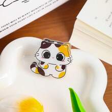 7个可爱小猫亚克力卡通创意双面PP文件夹，小猫备忘录夹，文件夹，笔记本夹 - 單件 - 查看 4