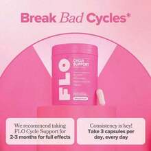 Vitaminas para el equilibrio hormonal y el apoyo del ciclo por FLO: Suplemento para mujeres con mio-inositol y D-chiro-inositol (relación 40:1), DIM y ácido fólico - 1 botella - Ver 2