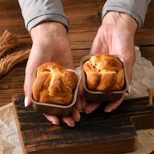 Mini Square Cake And Bread Mold - Non-Stick Stainless Steel, Suitable For Making Perfect Toast And Pound Cake - Essential Kitchen Tool - View 2