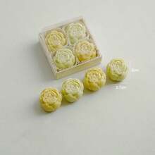 4支/盒玫瑰香氛大豆蜡烛，手工制作，适合情人节、感恩节、圣诞节、家居装饰、派对、餐桌装饰、节日礼物、晚餐、宴会/派对、放松/冥想、氛围照明，送给她的礼物 - 玫瑰花套裝 - 查看 11