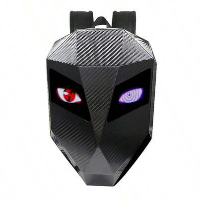 New 2026 The Latest Fashionable Cyberpunk Style Motorcycle Rider Backpack LED Display Bag Released For Motorcycles, Customizable Smartphone-Operated LED Design For Unlimited Creativity, Making You The Most Eye-Catching On The Road! Large Capacity And Waterproof Material Combines Personality And Practicality.
