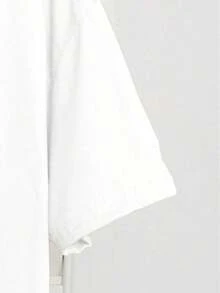 Camiseta de mujer de cuello redondo con estampado gráfico de limón - Blanco - Ver 2