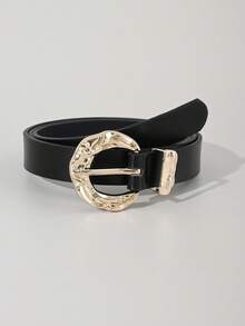 Black Wavy Buckle