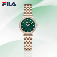 Đồng hồ nữ FILA Luxury Small Round Dial Quartz dây thép mạ vàng hồng, chống nước 30M, kiểu dáng retro. - Một cỡ - Xem 3