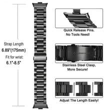 1pc Stainless Steel Watch Band Suitable For Huawei Watch Fit3/4/4Pro/5/Pro, Metal Bracelet Strap Suitable For Huawei Fit4/Fit4Pro/Fit3/Fit5/Fit5Pro, Premium Gift For Men And Women - Multicolor - View 6