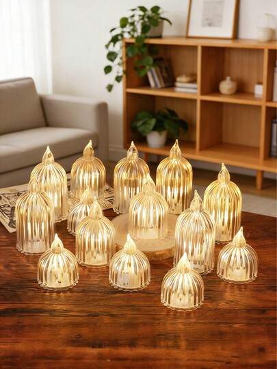 Bougie électronique LED, décoration romantique pour proposition d'anniversaire, lampe d'ambiance à la bougie créative, décoration de table