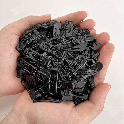 30pcs Women's Y2k Black Sweet And Cool Cute Girl's Heart Dripping Color Small Broken Hair Bangs Hairpin Side Clip Hairpin Fashion Versatile Hair Accessories Suitable For Daily Outings To Match Clothes Use Jewelry Headwear Bb Clip Summer Hair Claws Beach Claw Clips Vacay Hair Clips