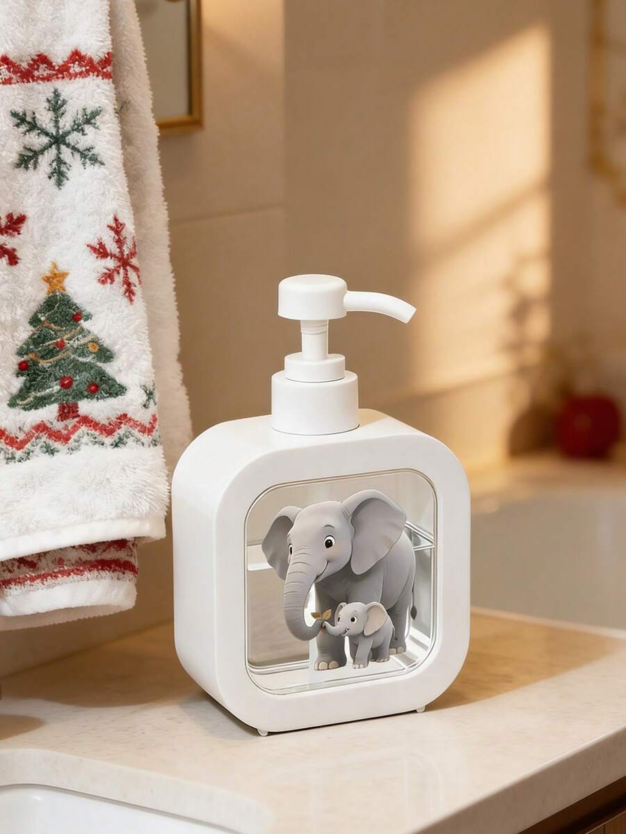 Creative Manual Soap Dispenser For Bathroom, Kitchen And Sink. Suitable For Liquid Soap, Hand Wash, Shower Gel, Etc. Also A Creative Liquid Soap Bottle And Dispenser, This Plastic Liquid Soap Dispenser Is Both Home Decor And Easy To Clean. Refillable. - A - View 1