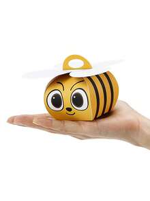 5/10/20pcs Cute Cartoon Bee Shape Gift Boxes With Ribbon - Yellow & Black, Playful Bee Designs, Small Paper Packaging Boxes For BabyShowers, Birthdays, Weddings & Holiday Parties - View 5