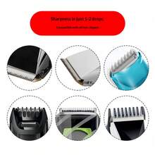 120ml Hair Clipper Oil, Lubricating Oil For Electric Hair Clippers & Trimmers, Prevents Blade Rust And Corrosion, Professional Lubricant For Hair Cutting Tools - 120 ml - Xem 9