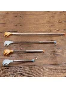 1pc Portable Multi-Function Telescopic Back Scratcher - Full Body Soothing Tool - Multicolor - View 2