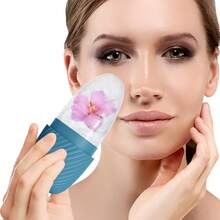 1pc Reusable Silicone Ice Roller - Facial & Eye Massage Tool, Leak-Proof, Cold Therapy - Multicolor - View 8