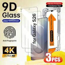 XINHONGYU 防震安卓钢化玻璃屏幕保护膜三片装，高清屏幕保护膜，兼容三星Galaxy S系列，支持0.2秒指纹解锁，包含自动清洁工具和自动对齐工具，兼容三星Galaxy S25 Ultra/S25+/S25/S24 Ultra/24 Plus/24/23/22/21，25D高清钢化玻璃，全覆盖，防指纹，防摔，防刮花，无气泡，智能手机屏幕保护膜，手机配件，生日礼物，春日周年纪念礼物 - 無色 - 查看 13