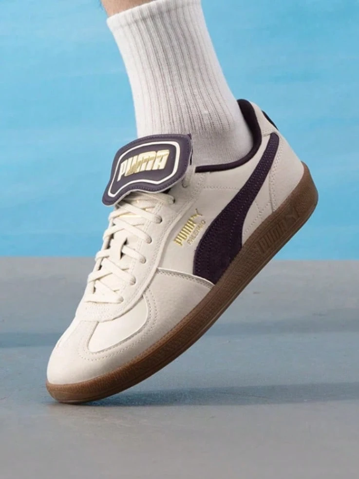 Giày PUMA Palermo unisex màu be tím - Stella Lumi Tím - Xem 1