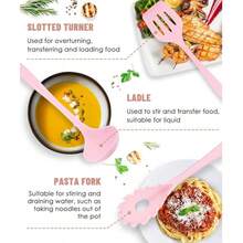 18pcs Silicone Kitchen Utensil Set, Including Cookware, Silicone Kitchenware, Non-Stick Cooking Tools, Spatulas, Whisk, Spatula With Storage Box - Multicolor - View 4