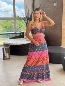 Paola Tucano Dress - Hot Pink - View 4