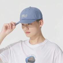 PUMA彪馬 鴨舌帽 男女同款 藍色 - 霧霾藍 - 查看 2