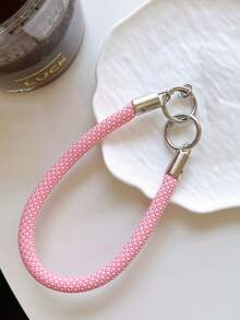 1pc Minimalist INS Style Short Braided 3-Strand Bracelet/Wristband - Multicolor - View 5