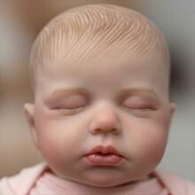 逼真50厘米重生娃娃，20英寸全身柔软硅胶乙烯基女孩娃娃，3D彩绘皮肤，血管清晰可见，乙烯基四肢，逼真细节手工艺术娃娃 - 收藏级艺术娃娃，圣诞节礼物/生日礼物/感恩节礼物 - 彩色 - 查看 4