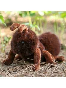 1pc 25cm/9.84in Realistic Insect Animal Ant Series Plush Doll - Cute Small Ant Simulation Plush Doll - Multicolor - View 14