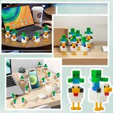 Minecraft Anime Character Series Creeper, Ender Dragon, Steve, Iron Golem Decorative Toys - Multicolor - View 10