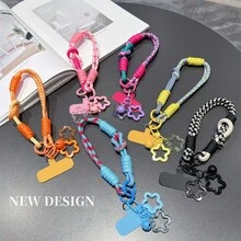 1pc Bell & Star Wrist Strap, Phone Lanyard, Unisex Gift - Star Bell Lanyard - View 3