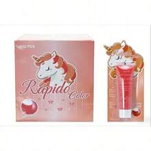 Tinte temporal para el cabello: Disponible en varios colores y tamaños, 50 ml por botella, opciones de 1 pieza o 12 piezas disponibles, tinte para el cabello que cambia de color. - Rosa melocotón - Ver 2