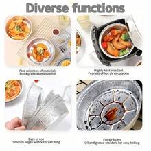 CHIPRISE 40-Piece Pack (20 Plates + 20 Lids) 9-Inch Round Aluminum Foil Baking Pans With Clear Lids And Spoons - Suitable For Baking, Cooking, Storing, And Roasting; Also Suitable For Various Holidays Such As Christmas And Thanksgiving. - View 8