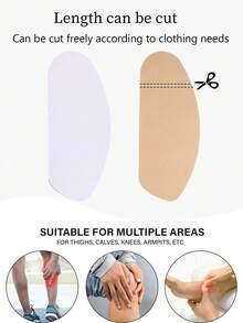 10片装隐形提大腿贴，防摩擦大腿贴，亲肤隐形胶带，防摩擦隐形胶带，适用于内衣，透明隐形防摩擦大腿带，隐形防摩擦大腿胶带，防水贴，隐形大腿贴，防水舒适，适合日常佩戴，美化身材，安全舒适，适合日常佩戴和特殊场合。 - 多色 - 查看 3