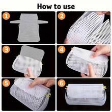 DIY Handbag Weaving Kit - Plastic Canvas Wallet Craft Set, Includes Chain, Thumb Lock, Shoulder Strap, Needle, Marking Buckle - SUPERDANT Weaving Bag Tool Kit - Multicolor - View 5