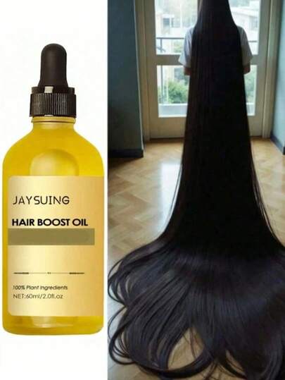 60毫升迷迭香护发油 - 强韧防脱，专为干枯毛躁发质设计 - 蕴含绿咖啡豆和蓖麻油，呵护头皮 - 每日使用，修护秀发，令其亮泽柔顺，适合作为圣诞节、情人节、新年、生日、婚礼和派对的礼物，男女皆宜。护发油，化妆品，快速发货，免运费。