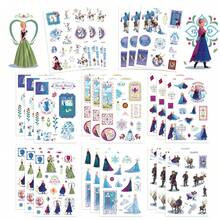 8 Frozen Stickers, Frozen Party Favors, Stickers, Anna Cartoon Stickers, Olaf Stickers, Sven Stickers, Kristoff Stickers, Waterproof Stickers, Stickers, Can Be Used For Books, Diaries, Phone Cases, Laptops, Tablets, Water Bottles, Suitable As Holiday, Birthday Gifts Or Reward Stickers, Gift Decorations - Multicolor - View 2