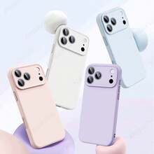 Luxury Liquid Silicone Magnetic Wireless Charging Phone Case Compatible With IPhone 17 Pro Max, 17 Pro, 17 Air, 17, 16 Plus, 15, 14, 13, 12 Pro Max, 11, Smooth Touch - Antique White - View 3