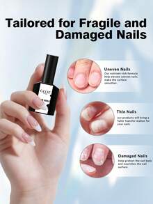 15ml Gel Base Coat, Transparent No-Wipe Gel Nail Polish Base, Long-Lasting, Suitable For DIY Home Manicure UV Gel Therapy - 1 Set - View 3